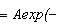 A/exp(-